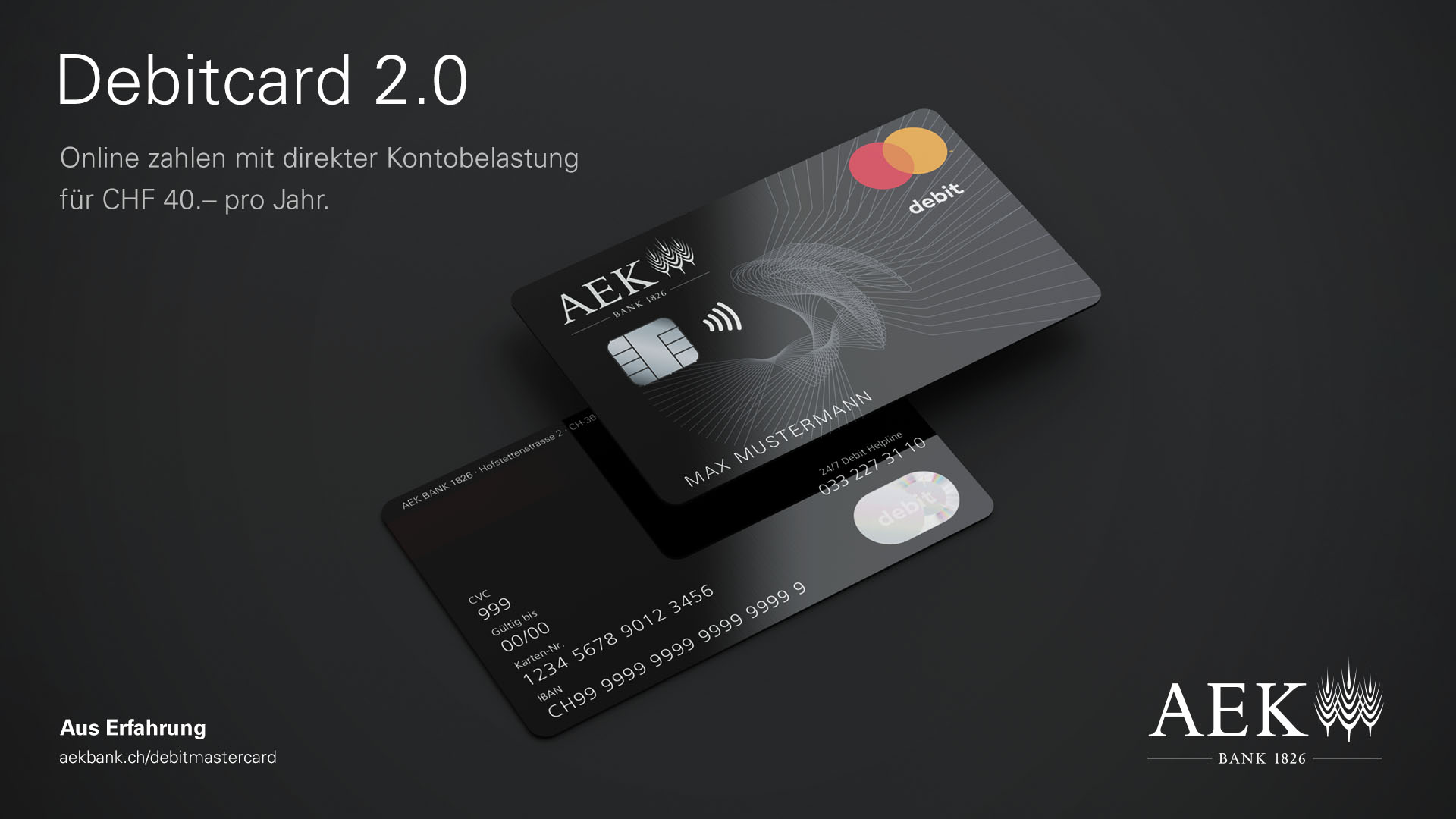 AEK Debit Mastercard, Animation