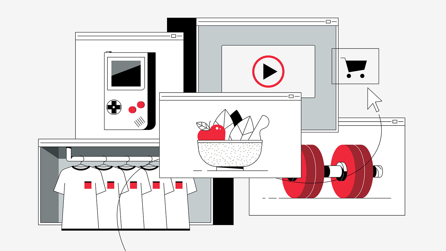 AEK Debit Mastercard Sichere Einkaufen im Internet, Animation